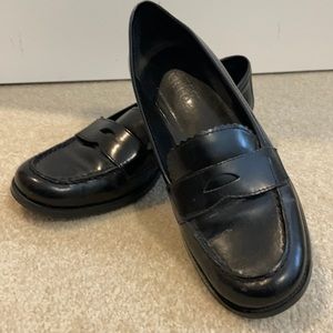 Franco Sarto black penny loafers size 6.5.